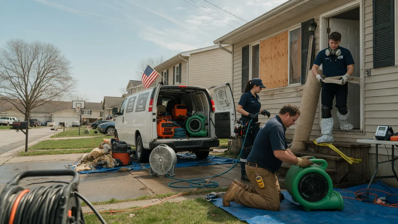 Water Damage Restoration in Sadorus, IL near me